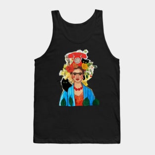 Frida and black cats Tank Top